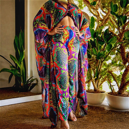 Le caftan multicolore